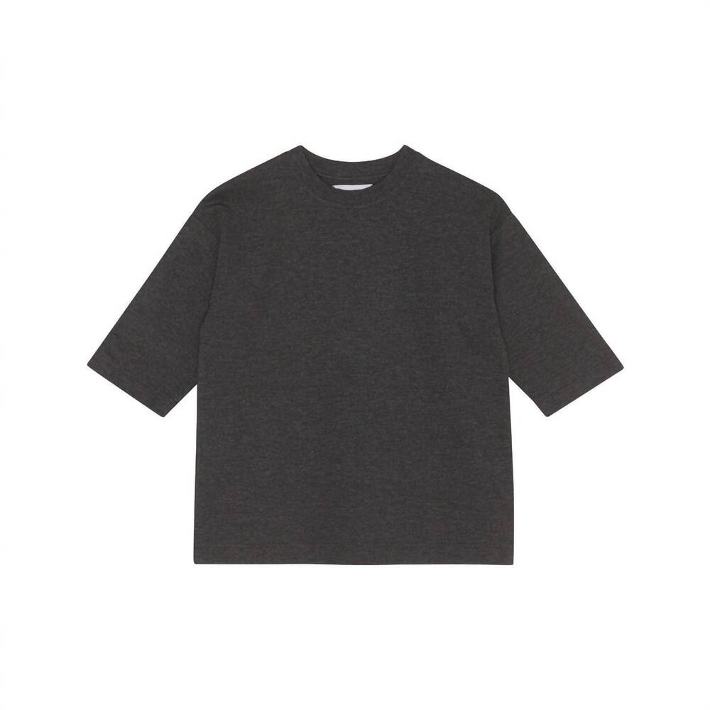 NEW CHRISTINA ROHDE girl's top in dark grey